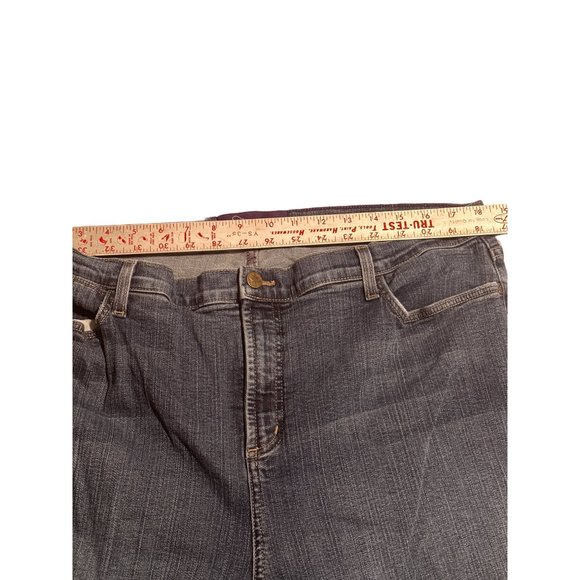 NYDJ Not Your Daughters Jeans Size 20W Dark Wash Wide Leg Style W700U5 Pocket - Picture 6 of 9